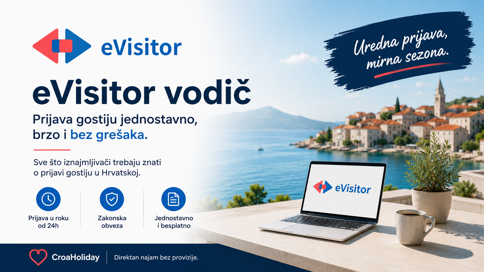 eVisitor prijava gostiju: kako funkcionira (vodič za iznajmljivače)